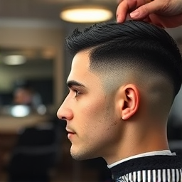 classic men's haircut