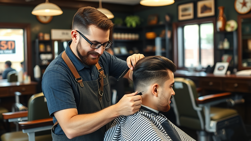 barber shop haircut